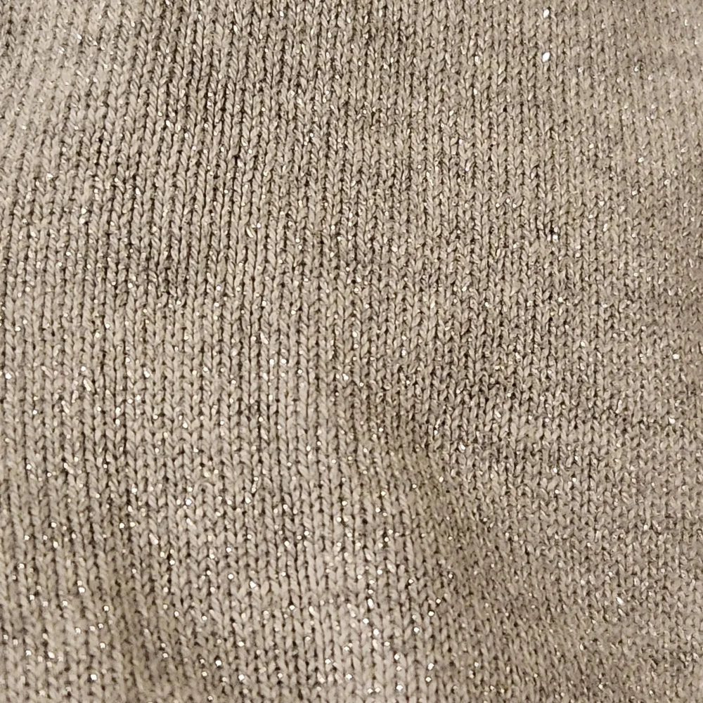 Croft And Barrow Silver Sparkle Gray Cardigan Sweater Medium - Picture 6 of 9
